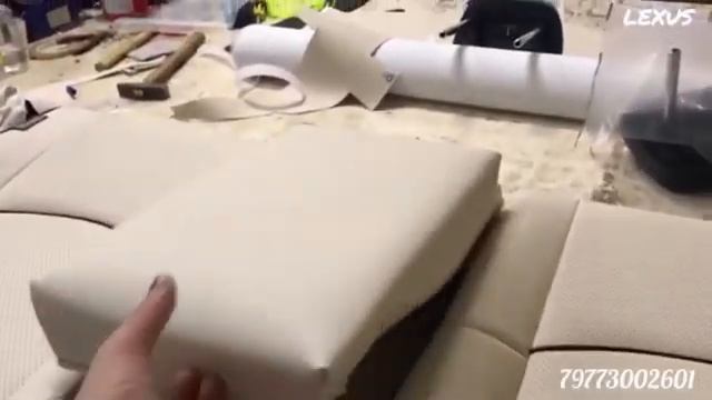 Перетяжка салона LEXUS☝? смотреть онлайн