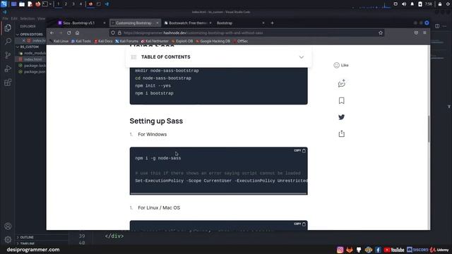 3 Ways to Customize Bootstrap | With or Without Sass | Hindi | Desi Programmer смотреть онлайн