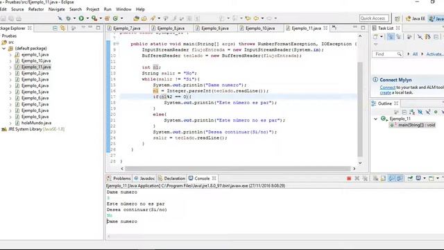 16 - Iniciación a la programación Java - Bucles III, preguntar al usuario si continuar o no смотреть онлайн