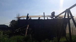 Профлист после пожара. Повторное применение.