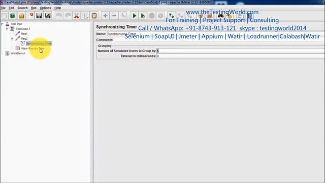 Jmeter Tutorial 7 - Part-1: Timers : Synchronization Timer смотреть онлайн