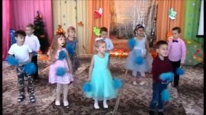 Танец "Капельки прыг скок" средняя группа