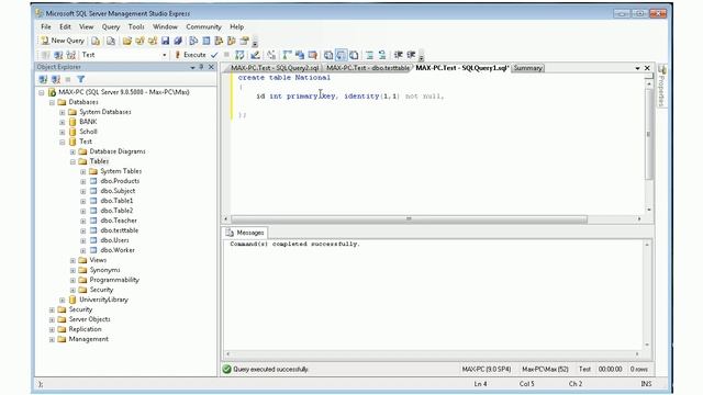 создание таблицы CREATE TABLE.avi смотреть онлайн