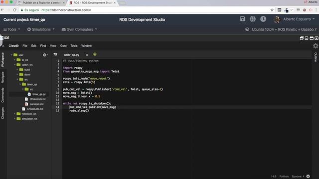 [ROS Q&A] 152 - Publish on a topic for a certain period of time смотреть онлайн