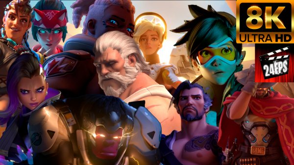 Overwatch - All Trailers and Cinematics ( Special 8K)