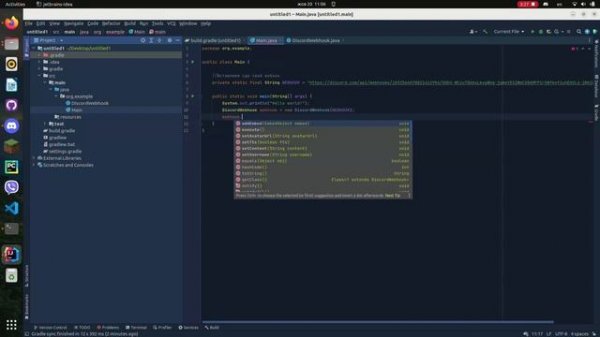 Java discord webhook, Дискорд вебхуки на джава