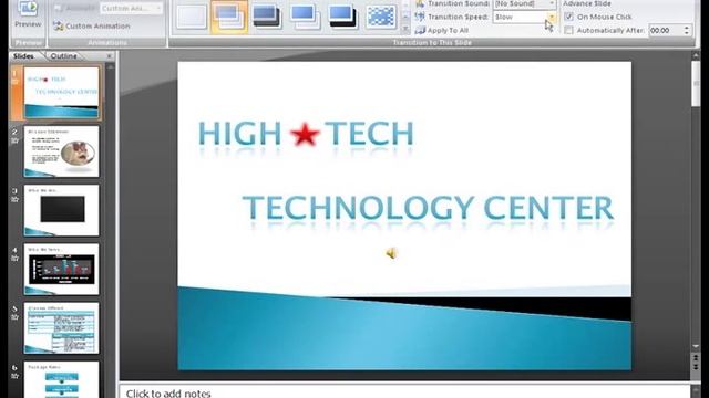 PowerPoint 2007: Using Transitions смотреть онлайн