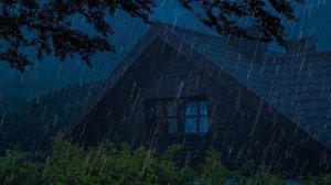 Звуки дождя и грома для сна, звуки природы и дождя, чтобы расслабиться, учиться и уснуть