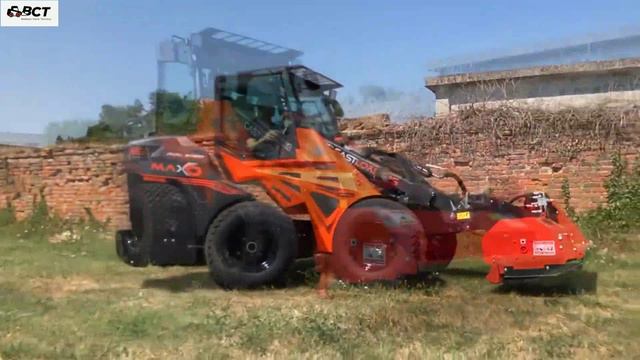 Погрузчик CAST LOADERS 57 с цеповой косилкой смотреть онлайн