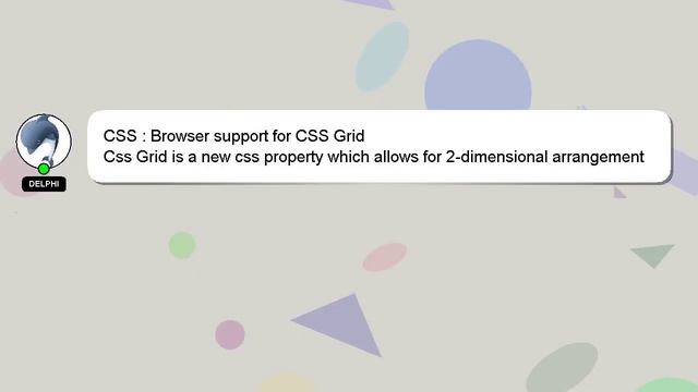 CSS : Browser support for CSS Grid смотреть онлайн