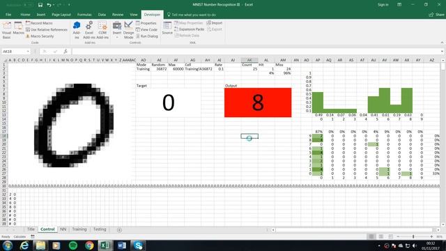 Machine Learning MNIST Digits in Excel смотреть онлайн