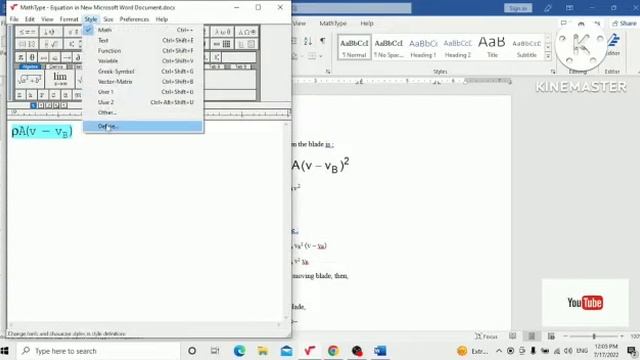 HOW TO CHANGE FONT, STYLE AND SIZE OF EQUATIONS IN MATHTYPE IN ONE STEP || MATHTYPE ||... смотреть онлайн
