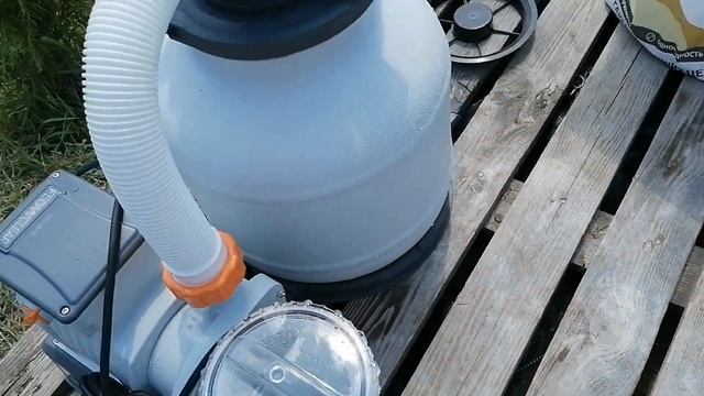 Распаковка — Фильтр-насос песочный Bestway 58499 смотреть онлайн
