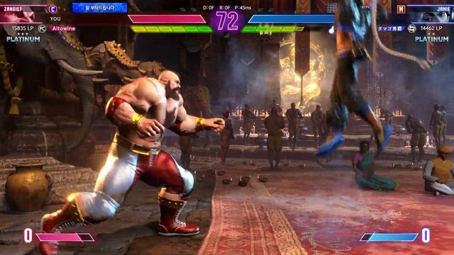 Altowine (Zangief/C/Platinum 3) vs Jamie (M/Platinum 2) | Street Fighter 6 | смотреть онлайн