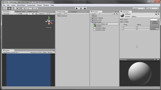 Importing a Spine Animation into Unity3D смотреть онлайн