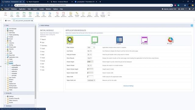 Scriptcase Macros: Control Module ( sc_groupby_label ) смотреть онлайн
