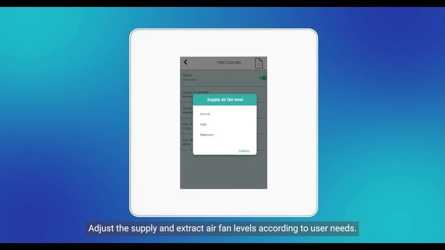 Systemair SAVE | Free Cooling Function