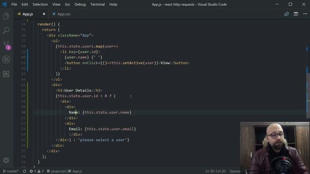 038 - ReactJS بالعربية - Http Ajax Requests - View User смотреть онлайн