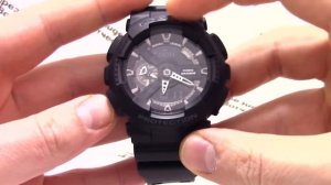 Часы Casio G-SHOCK GA-110-1B [GA-110-1BER] - видео обзор от PresidentWatches.Ru
