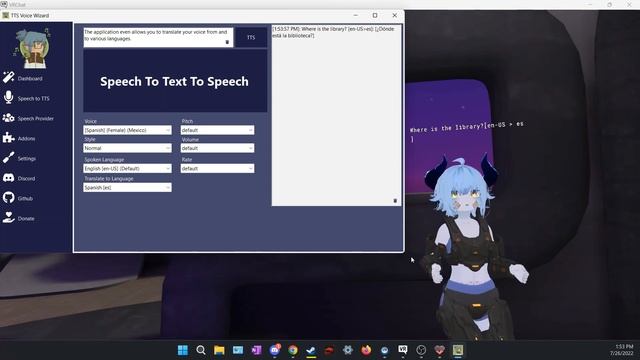 TTSVoiceWizard an OSC Speech to TTS App for VRChat смотреть онлайн