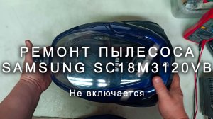 Пылесос Samsung не включается? Главная причина и ремонт своими руками!