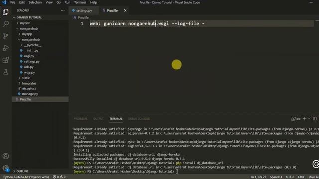 How To Deploy Django Project To Heroku Server Bangla | Django Postgres | free domain hosting Bangl смотреть онлайн