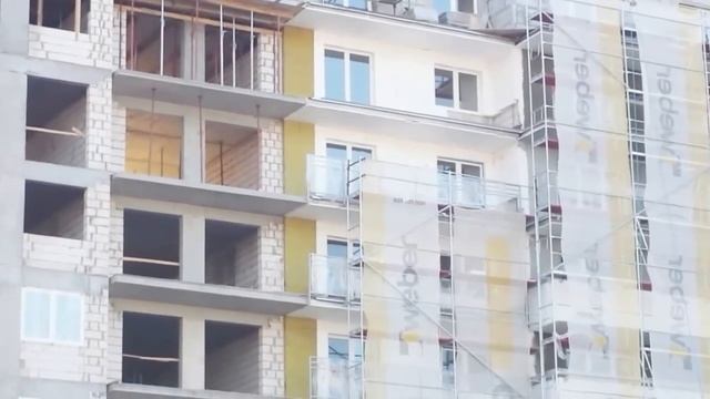 РАБОТА НА ФАСАДАХ В ГДАНЬСКЕ. смотреть онлайн