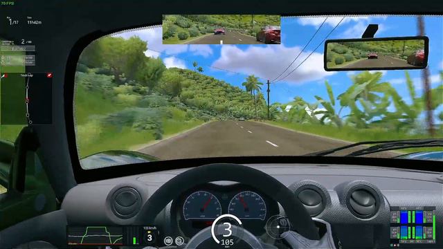 【AC】【開車漫遊】逛大街， 開車散散步 測試Pure0.102 、 CSP0.1.79 | Assetto Corsa Union Island roam map with traffic смотреть онлайн