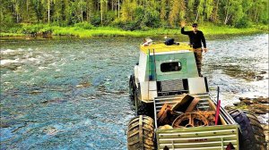 ТРАКИ пошли ПАЧКАМИ! НАШЁЛ КАТКИ, КОРОБКУ ПЕРЕДАЧ!ЛОВУШКА СРАБОТАЛА!ЧЕРЕЗ РЕКУ С МЕТАЛЛОМ И ПРИЦЕПОМ