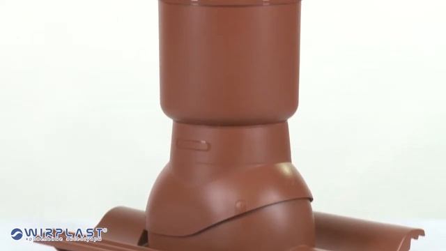 Обзор утепленного вентиляционного выхода WirPlast Tile K57 для натуральной черепицы смотреть онлайн