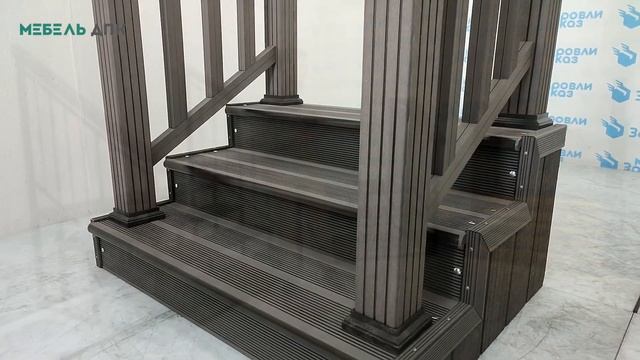 Обзор уличных лестниц ДПК серии 