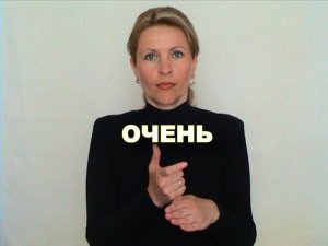 ЖЕСТОВЫЙ ЯЗЫК. СЛОВАРЬ. Очень