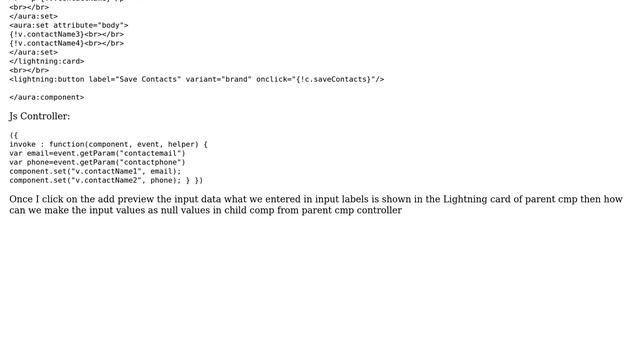Salesforce: How to get Child Component value from Parent component in JS controller? смотреть онлайн