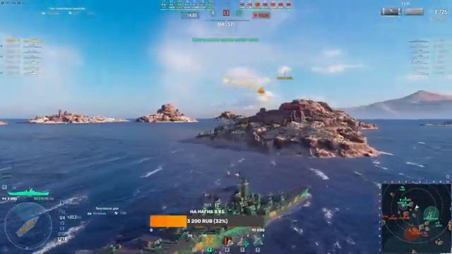 [World of Warships] [Клановые бои]Катаем в кб с BT смотреть онлайн