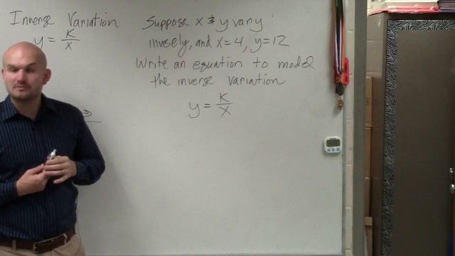Algebra 2 - Write the equation to model inverse variation given x and y смотреть онлайн