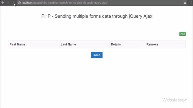 PHP - How to Insert Multiple Form Data using JQuery Ajax смотреть онлайн