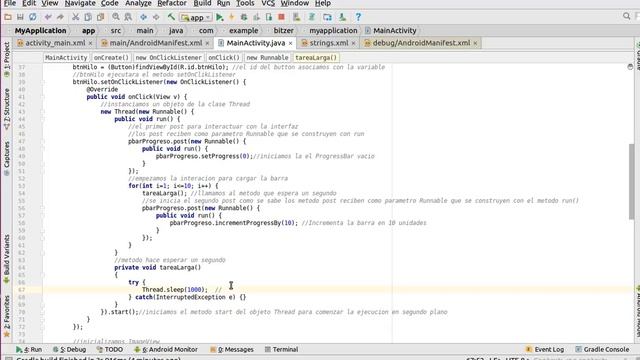 Thread y AsyncTask смотреть онлайн