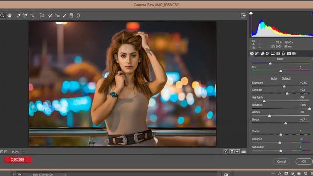 Photoshop cc Tutorial: Night orange and teal Preset | Photoshop free Camera Raw preset смотреть онлайн