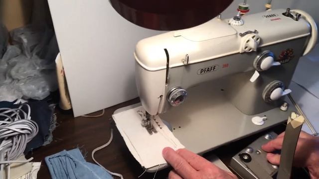 Pfaff 260 special stitches demonstration смотреть онлайн