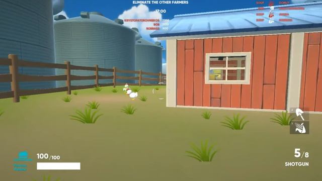 Как нагнуть ботов в игре XD Shotgun Farmers смотреть онлайн