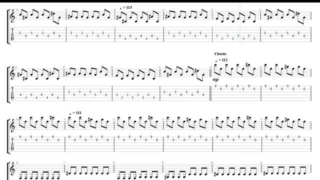 Linkin Park Numb Nylon Guitar Tab in F minor with Piano смотреть онлайн