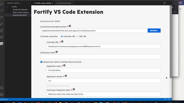 Visual Studio Code Extension for Fortify Static Code Analyzer смотреть онлайн