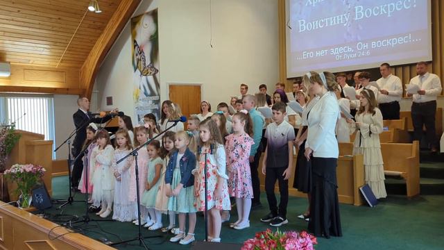 Звучите Песни до Небес. Христианская Пасхальная Песня. Пасха 2023. смотреть онлайн