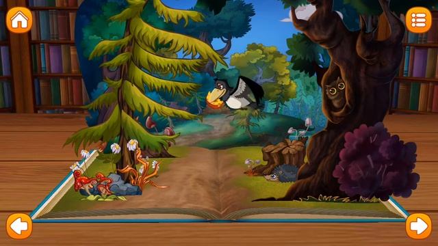 Басни Крылова “Ворона и Лисица”. Krylov's fables " the Crow and the Fox”. смотреть онлайн