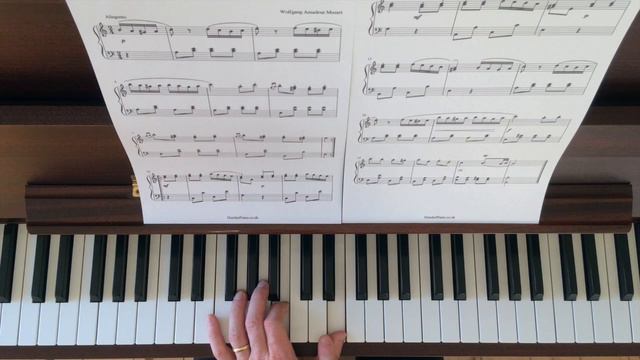 Turkish March (Mozart) - Piano Lesson смотреть онлайн