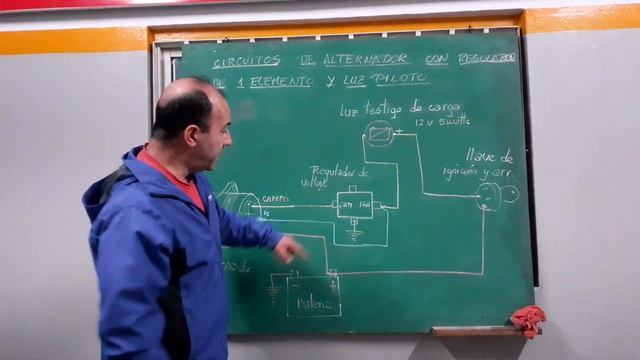 Circuito de alternador con luz piloto смотреть онлайн