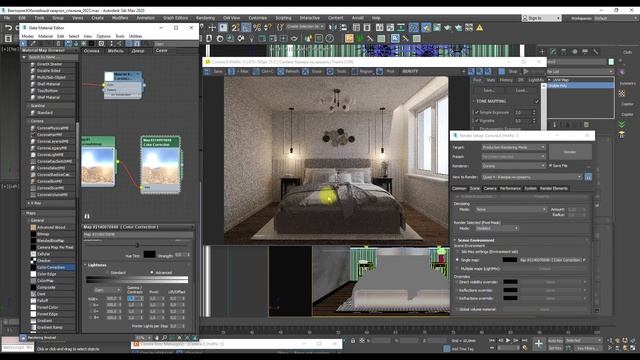 Освещение визуализации при помощи HDRI карты. Как снизить яркость солнца в готовой карте смотреть онлайн