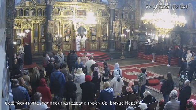 Катедрален храм Св. Неделя, 23.04.2022г. * Велика събота. Архиерейска Василиева света Литургия смотреть онлайн