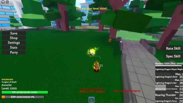 Lightning Dragon Slayer Magic showcase in Project XL смотреть онлайн