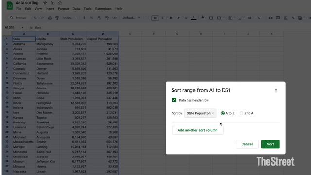 How to sort data in Google Sheets смотреть онлайн